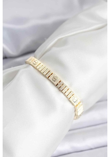 Gold Renk Vip Seri Bileklik Çok Renkli