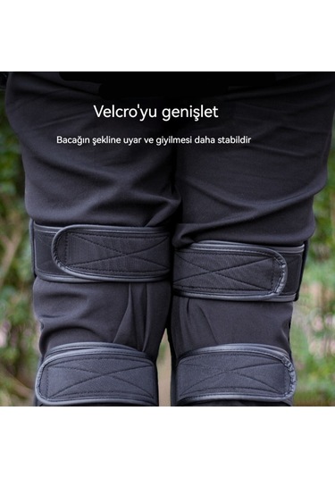 Eternal Luck Motorsiklet Koruyucu Donanım Düşme Önleyici Dizlikler Siyah