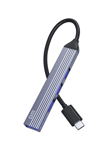 Dm CHB057 USB Type-C To 4 Portlu 3xUSB 2.0 1xUSB 3.0 15 CM Hub