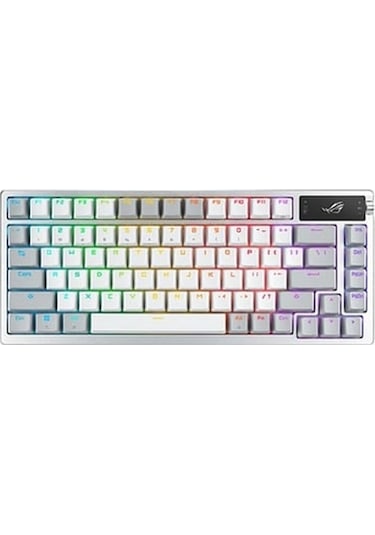 Asus Rog Azoth Rog NX Snow Switch RGB Kablosuz Türkçe Mekanik Oyuncu Klavye