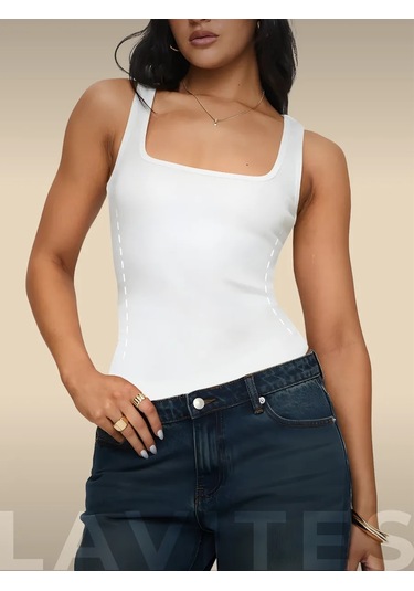 Lavites Vücut Sıkılaştırıcı Atlet 270950153 Beyaz