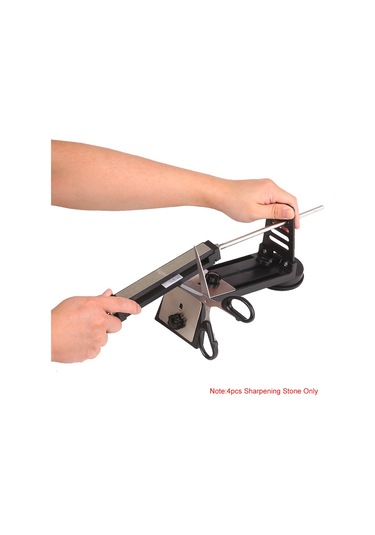 Xindoker 4 Parça Çeşitli Tane Boyutlu Bıçak Ve Makas Bileme Taşı Seti - Korund Malzeme