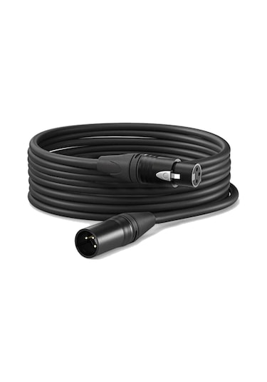 Midex Mcb-20x Kaliteli Stereo Mikrofon Kablosu Xlr + Xlr 20 Metre Siyah Renk