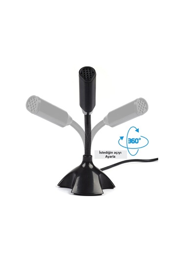 Thentech Video Konferans Görüşmelerinde Yayınlarda Ve Oyunlarda Kullanılabilir Usb Mikrofon