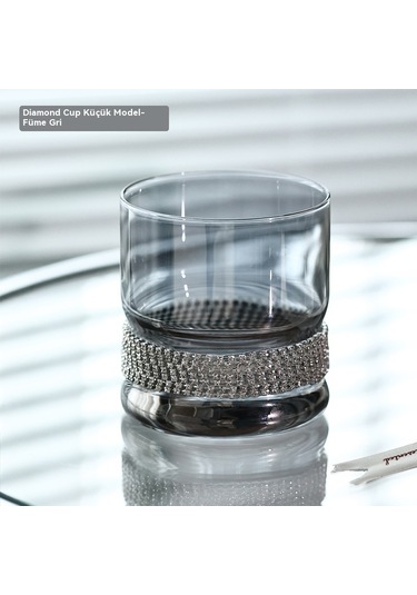 Işık Leks Elmas Kaplamalı Cam Kupa 301-400 Ml