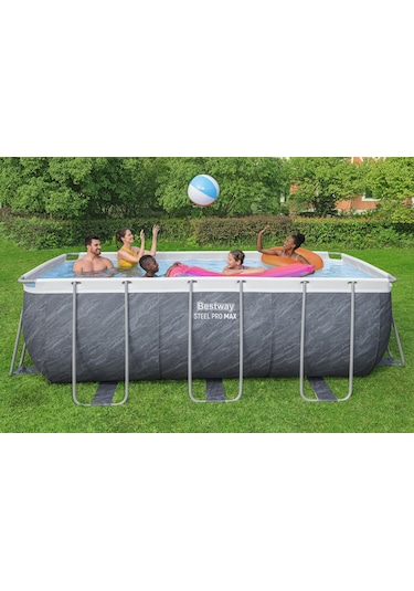 Bestway 56722 Steel Pro Max Above Ground Pool Set 4.12 M X 2.01 M X 1.22 M