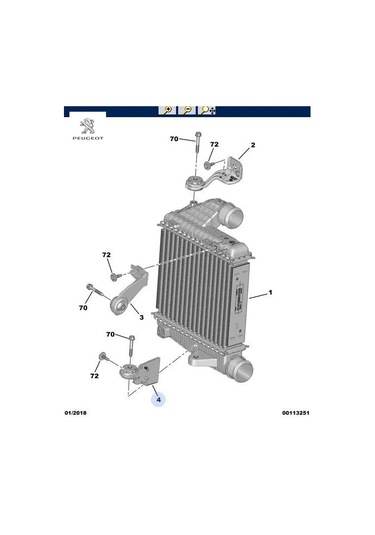 İnterkol Bağlanti Ayak 308 T9 3008 5008 C4 Ep6fdtr Peugeot 9803778980