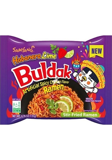 Samyang Buldak Habanero Lime Hot Chicken Flavor 135 G