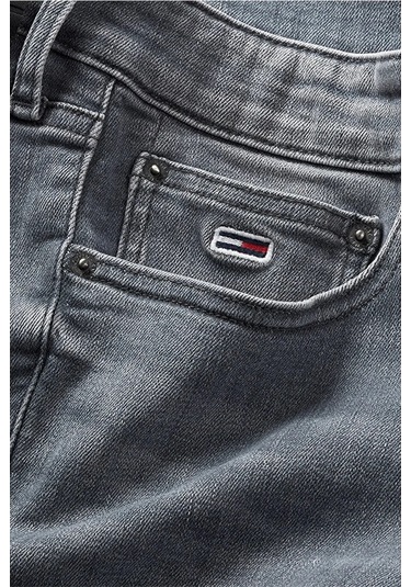 Tommy Jeans Erkek Kot Pantolon Dm0dm18733 1bz Antrasit