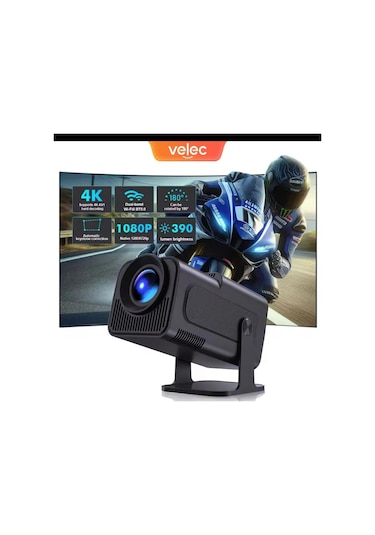 Wearfitpro HCS350 PRO Taşınabilir Projektör Full Hd 1080p 4k Projeksiyon Oyun Cihazı