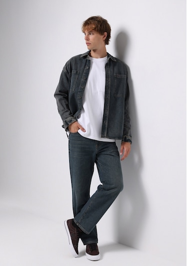 Colins Loose Relaxed Fit Erkek İndigo Jean Pantolon Cl1076995 Q1.v1 Dn44608 DENİM Colins Loose Relaxed Fit Erkek İndigo Jean Pantolon Cl1076995 Q1.v1 Dn44608 DENİM