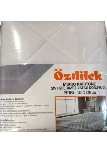 Özdilek Mikro Kapitone Sıvı Geçirmez Fitted Çift Kişilik Alez