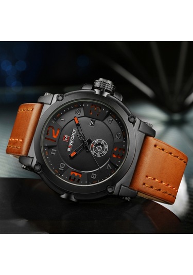 Erkek Saat Kuvars Hareketi Tarih Hafta Göstergesi İş Rahat Kol Saati Turuncu Diğer