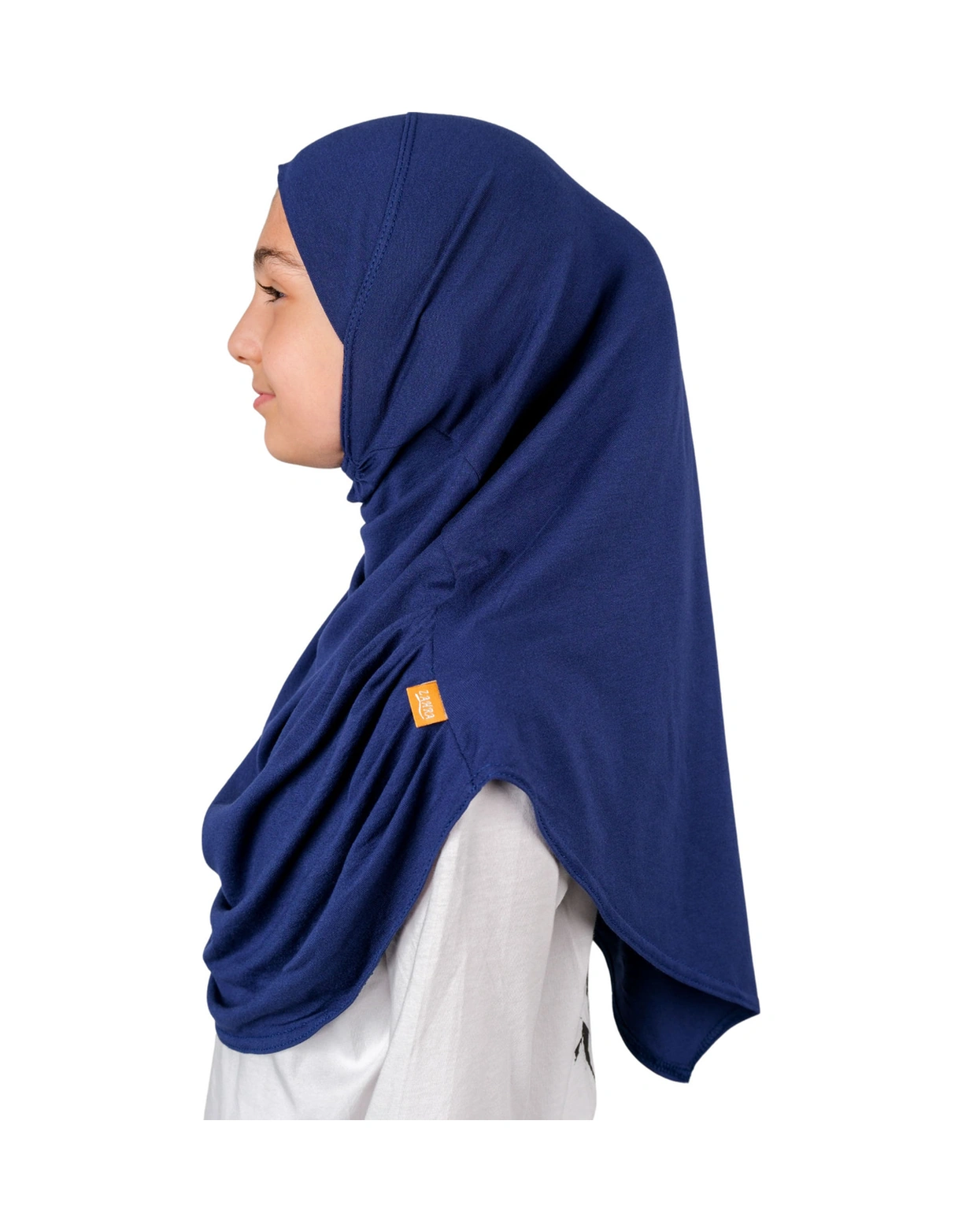 Pratik Hazır Geçmeli Çocuk Şal Lacivert Lacivert