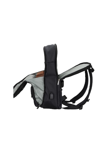 Plm Torino-usb 17 Siyah Notebook Sırt Çantası