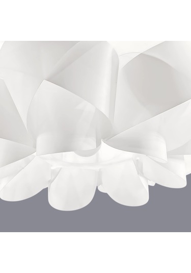 Petal Beyaz Sarkıt Avize Kolay Kurulum Beyaz