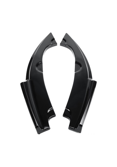 Padalink Honda Civic 2016-2018 İçin 2 Adet Abs Malzeme Dayanıklı Arka Tampon Spoyler - Siyah Karbon Fiber