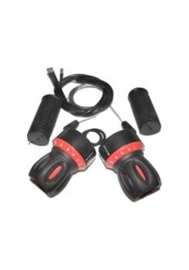 Bisiklet Vites Kolu Koldan Çevirmeli (iç Dış Kablo ve Elcik Dahil Siyah