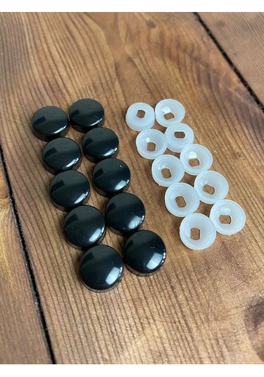 Metallomaster 40 Adet Siyah Vidalı Kapak. 139328018 Siyah