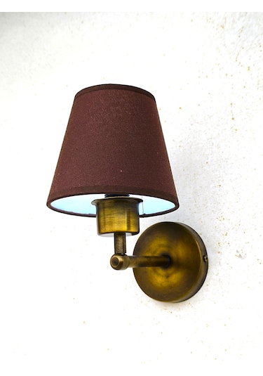 Shimmer Duvar Apliği Eskitme Gold Kahverengi Başlıklı Kahverengi