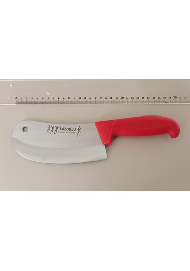 Lazoğlu Sürmene Kasap-Kurban-Mutfak Bıçak Seti Kemik Satır Bıçağı