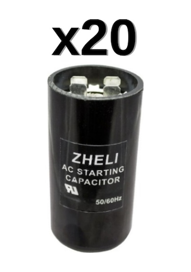 20'li Zheli 130-156 Μf 36x70 Mm 220 Acv İlk Hareket/kalkış Kondansatörü