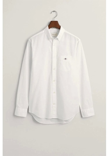 Gant Erkek Beyaz Regular Fit Gömlek Beyaz