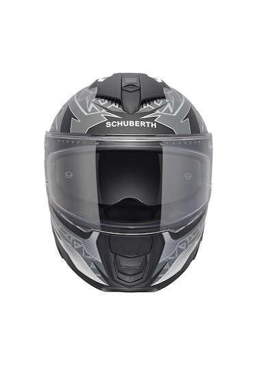 Schuberth S3 Kapalı Thunder Motosiklet Kaskı Grİ Siyah