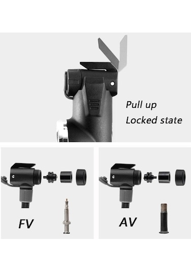 Giyo GP-871S Basınç Göstergeli Hortumlu Pompa 120 PSI Siyah