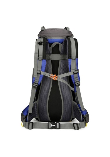 Vanaheımr-50l Yürüyüş Sırt Çantası Su Geçirmez Kamp Sırt Çantası,mavi Mavi