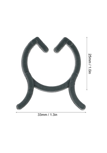 Folinda Bahçe Bitkileri Dal Tutucu Klipsi, Sarmaşık Ve Çiçek Sapı Desteği, Yeniden Kullanılabilir Pp Malzeme, 25mm Genişlik, 200 Adet