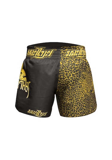 Dosmai Dijital Baskılı Muay Thai Spor Şort Altın Mts217