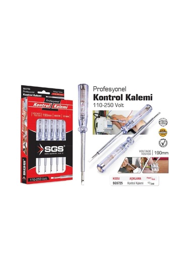 Sgs Kontrol Kalemi 190 Mm Sgs725