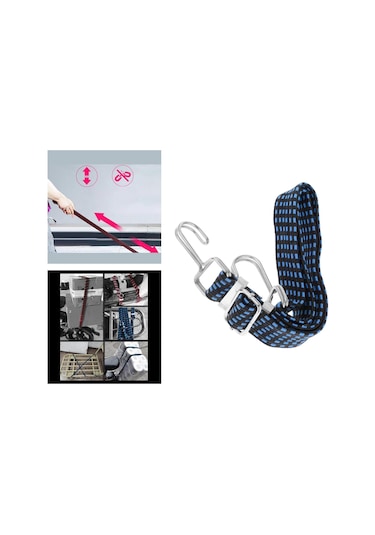 Homyl Kanca 0.5m Ile Ağır Hizmet Elastik Bungee Cord Mavi-0,5-m Mavi 0,5 M Mavi