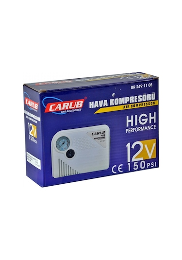 Carub 12v Hava Kompresörü 150 Psi Yassı Br2491105