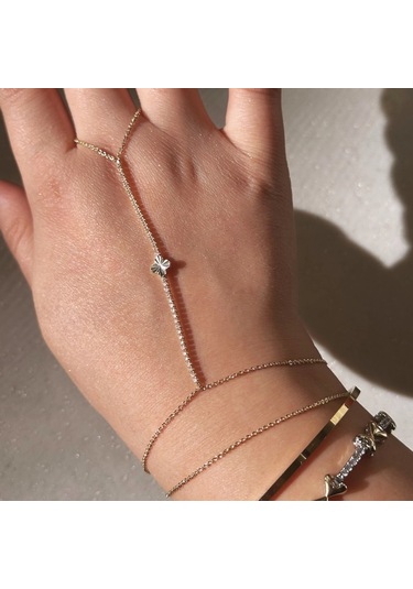 Çelik Taşlı Zarif Şahmeran Gold Gold