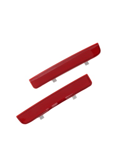 Reedark Arka Tampon Reflektör Lr006348 Lr006349 Xff000021 Xff000031 - Range Rover L322 2002-2012 Ve Freelander 2 L359 2006-2015 Uyumlu, Abs Malzeme, Güvenli Sürüş İçin Görünürlük Artırıcı