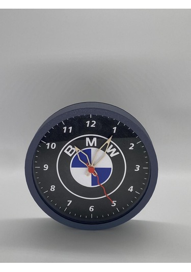 Bmw Stilli, Siyah Kasa Duvar Saati Siyah