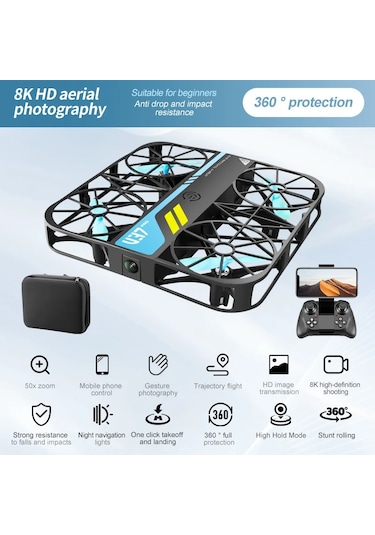4drc V37 Yeni Mini 8k Drone Kamera Ile 4k Hd Taşıması Kolay Wifi Fpv Dron Cep V37 8k-1b