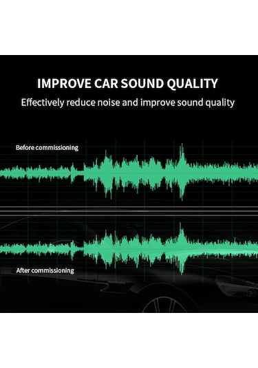 Tenfowee Araç Ses Sistemi İçin 7 Bantlı Profesyonel Eq Amplifikatör - Ön/arka/subwoofer Çıkışlı