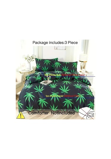 Gateesat Yeşil Yatak Takımı Pike Ve 2 Pike Kılıfı Multicolor King Boyut Çok Renkli