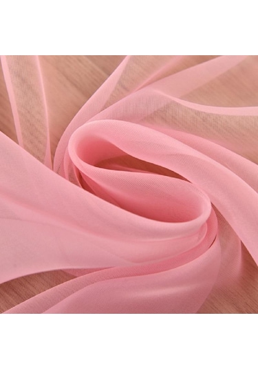 Pembe 1 Adet Napearl Şeker Renkler Dekoratif Saçak Perde Sırf Mutfak Yatak Odası Pencere Kısa Tül Perde Ev Dekor İçin