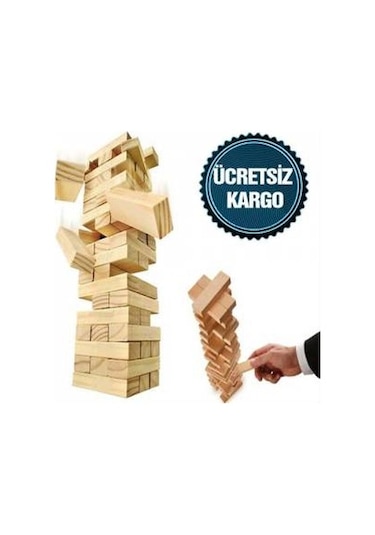 Denge Oyunu 54 Parça Jenga Tarzı