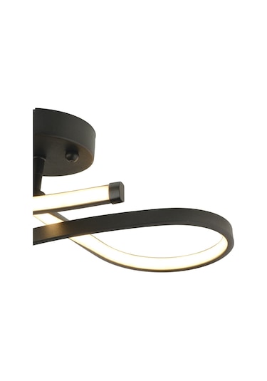 Vetto Siyah 38 Watt Modern Plafonyer Led Avize