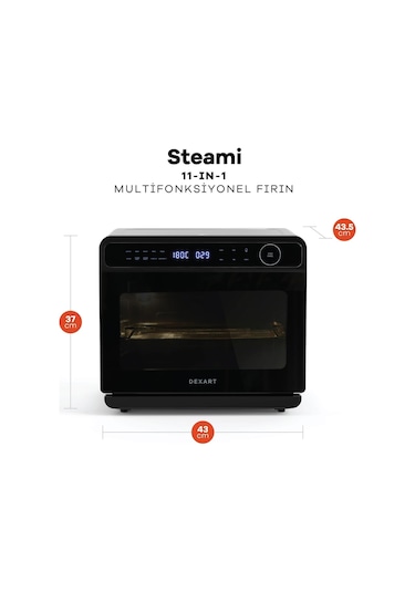 Dexart Steami 11-in-1 Multifunctional Buharlı Fırın