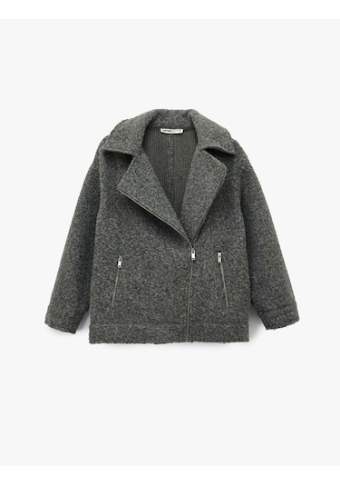 Koton Gri Kadın Ceket 6wak20198ew Gri