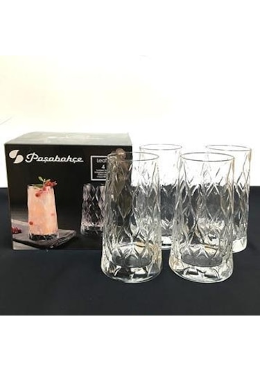 Paşabahçe 420955 Leafy Su Bardağı 450 CC 4 Lü