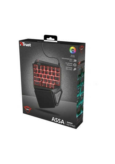Trust 22881 ASSA USB Kişiselleştirilebilir RGB Num Pad