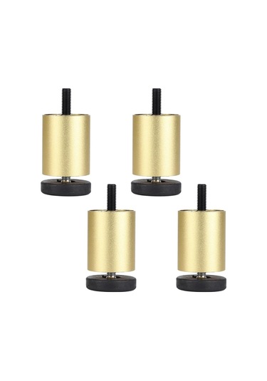 Suntek Magideal 4 Adet Alüminyum Alaşımlı Mobilya Ayakları Altın-8cm