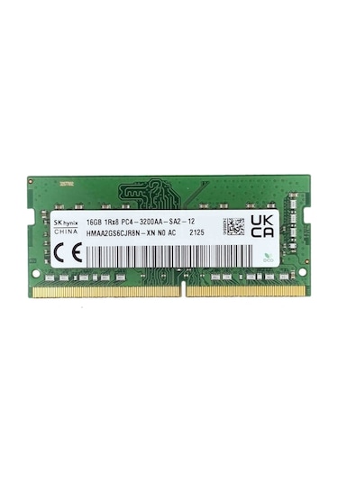 SK Hynix HMAA2GS6CJR8N-XN 16 GB DDR4 3200 MHz CL19 Notebook Ram